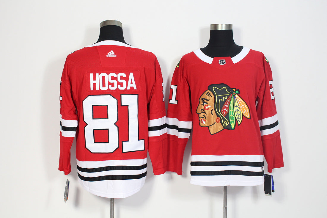 Marian Hossa Chicago Blackhawks red jersey