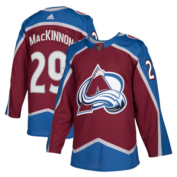 Nathan MacKinnon Colorado Avalanche burgundy jersey