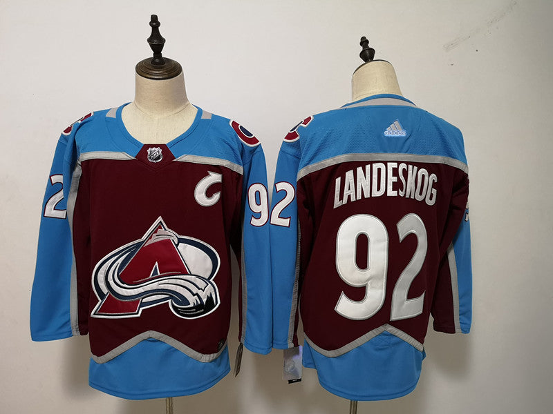 Gabriel Landeskog Colorado Avalanche burgundy jersey