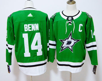 Jamie Benn Dallas Stars green jersey