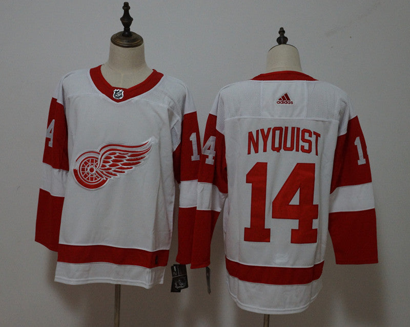 Gustav Nyquist Detroit Red Wings white jersey