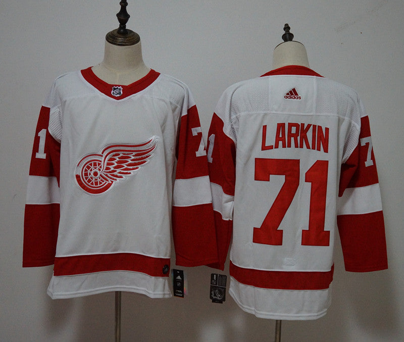 Dylan Larkin Detroit Red Wings white jersey