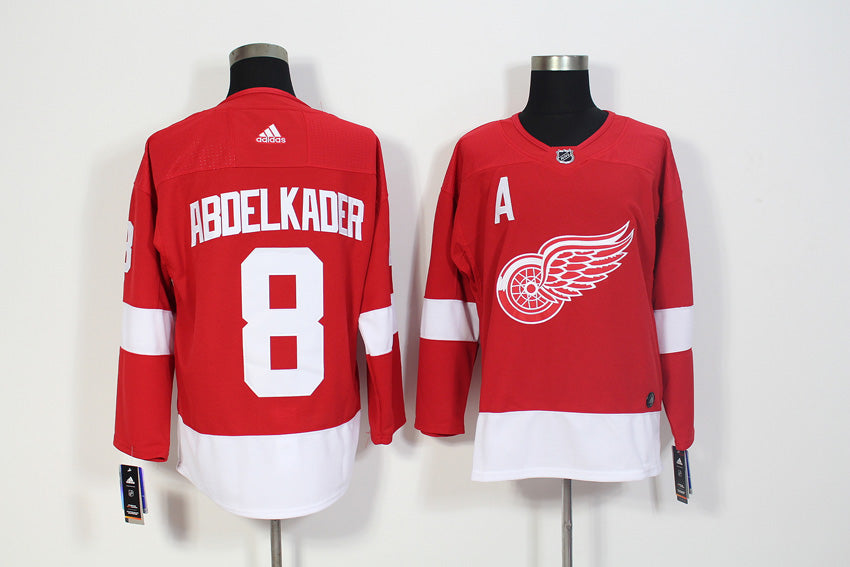 Justin Abdelkader Detroit Red Wings red jersey