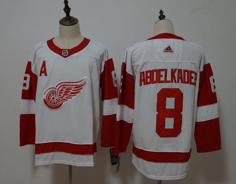 Justin Abdelkader Detroit Red Wings white jersey