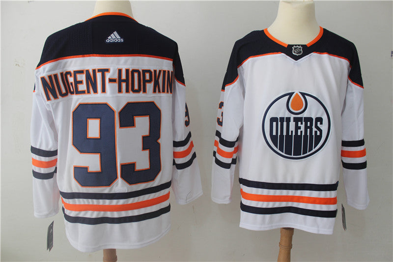 Ryan Nugent-Hopkins Edmonton Oilers white jersey