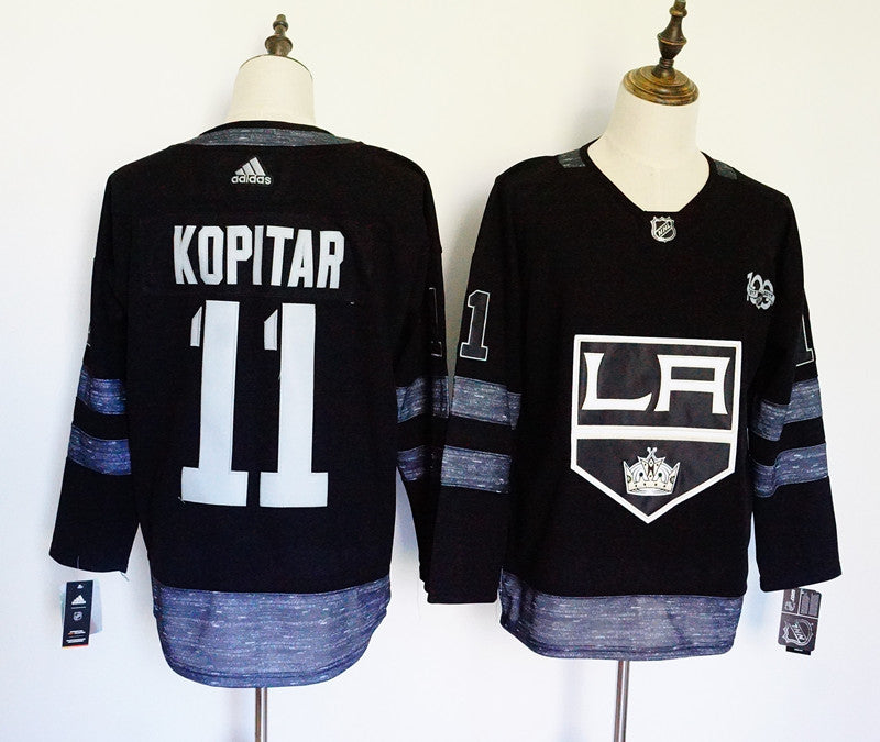 Anze Kopitar Los Angeles Kings black jersey