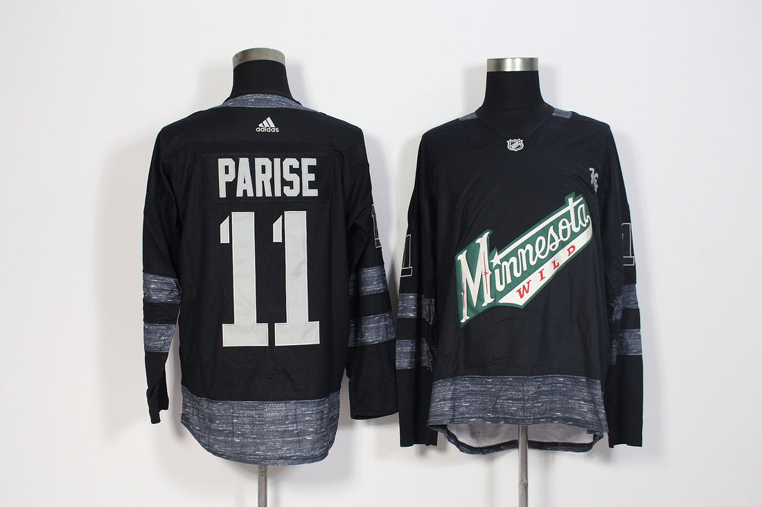 Zach Parise Minnesota Wild black jersey