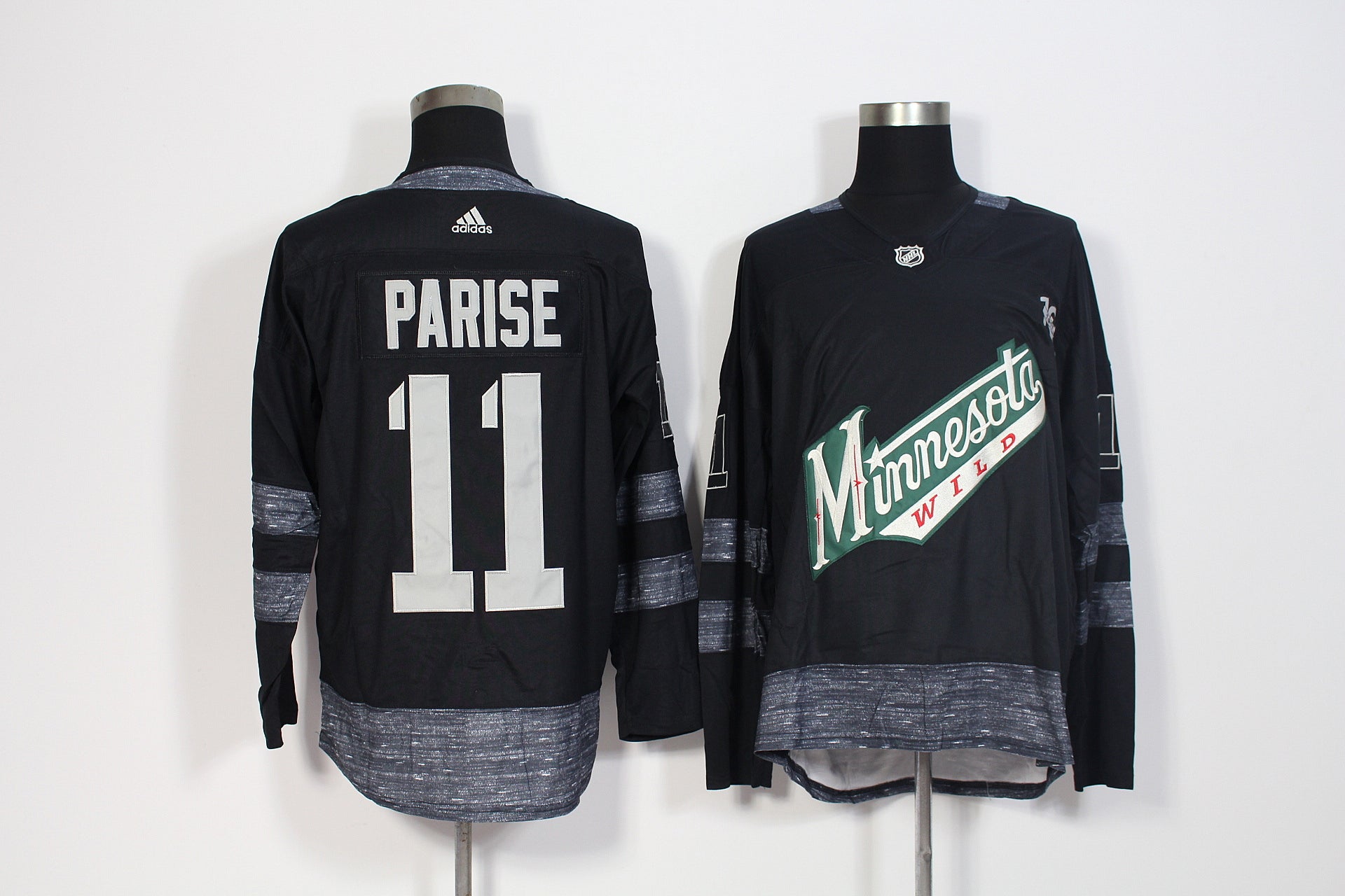 Zach Parise Minnesota Wild black jersey