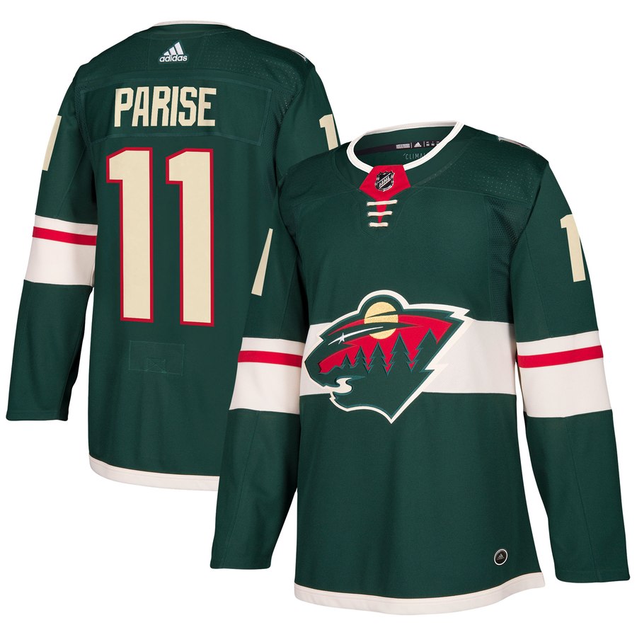Zach Parise Minnesota Wild green jersey