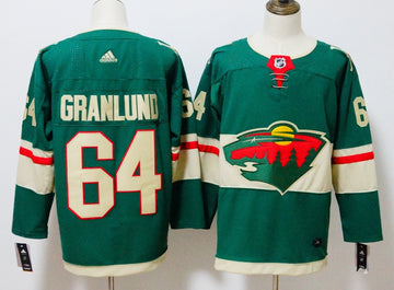 Mikael Granlund Minnesota Wild green jersey