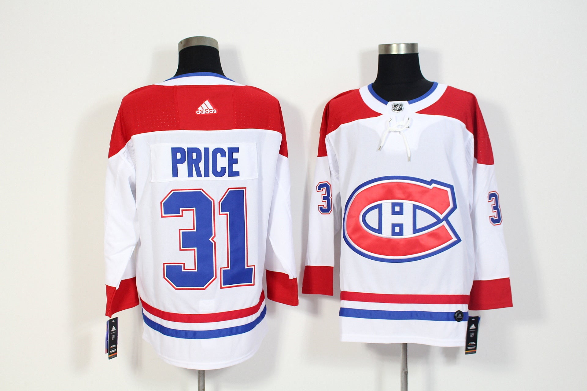 Carey Price Montreal Canadiens white jersey