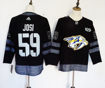Roman Josi Nashville Predators black jersey