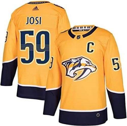 Roman Josi Nashville Predators yellow jersey