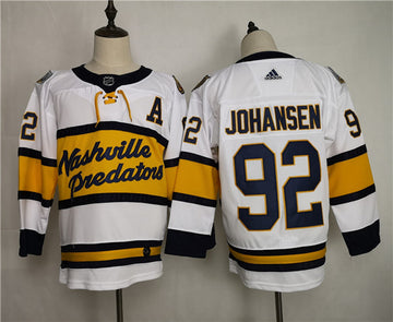 Ryan Johansen Nashville Predators white jersey