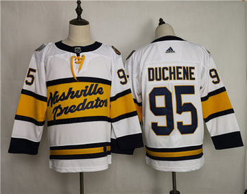Matt Duchene Nashville Predators white jersey