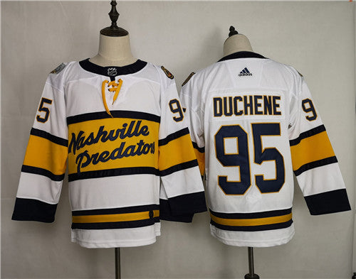 Matt Duchene Nashville Predators white jersey