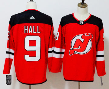 Taylor Hall New Jersey Devils red jersey