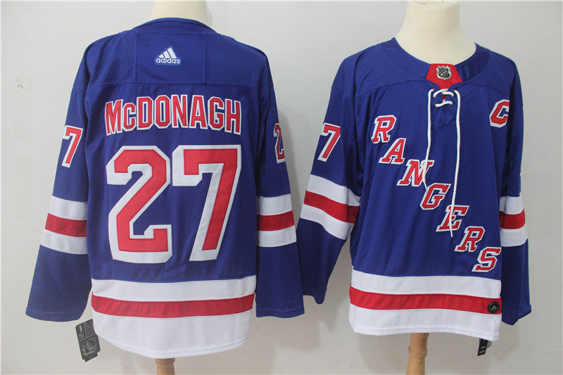 Ryan McDonagh New York Rangers royal jersey