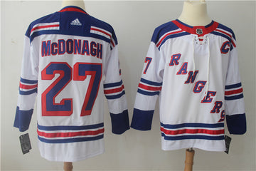 Ryan McDonagh New York Rangers white jersey