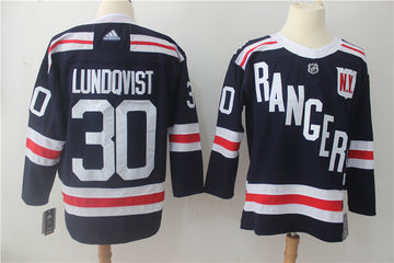 Henrik Lundqvist New York Rangers navy Winter Classic jersey