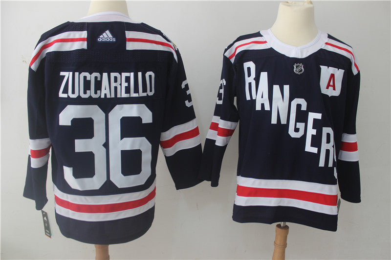 Mats Zuccarello New York Rangers navy Winter Classic jersey