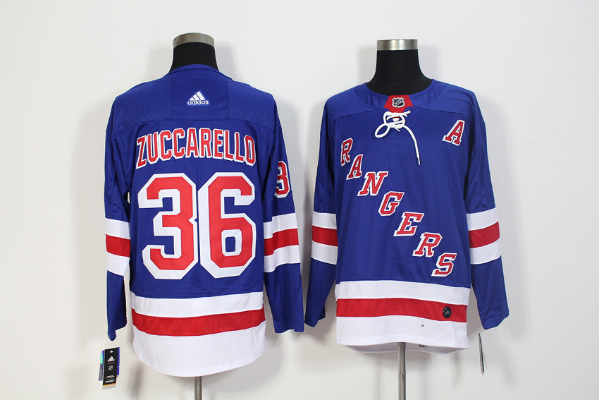 Mats Zuccarello New York Rangers royal jersey
