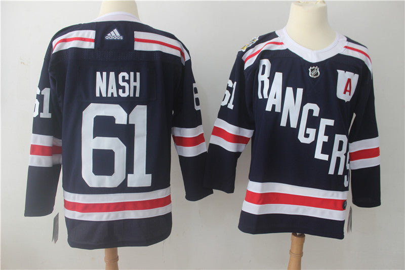 Rick Nash New York Rangers navy Winter Classic jersey