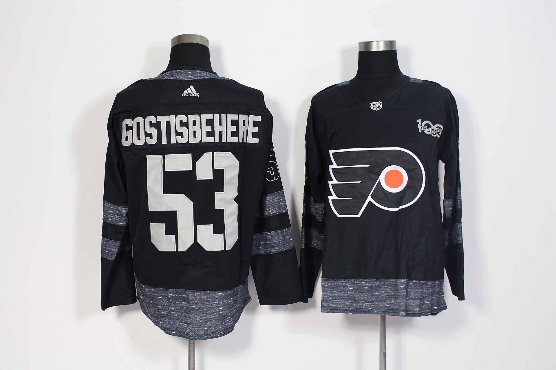 Shayne Gostisbehere Philadelphia Flyers black jersey
