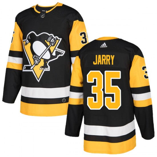 Tristan Jarry Pittsburgh Penguins black jersey