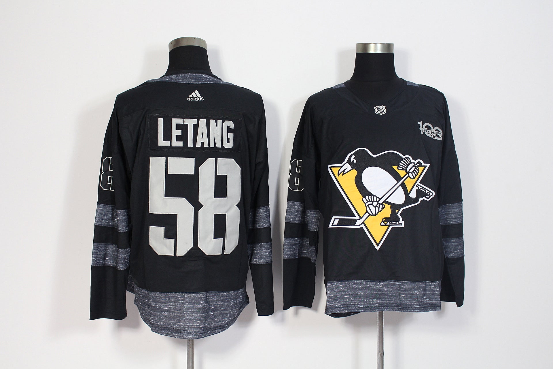 Kris Letang Pittsburgh Penguins black jersey