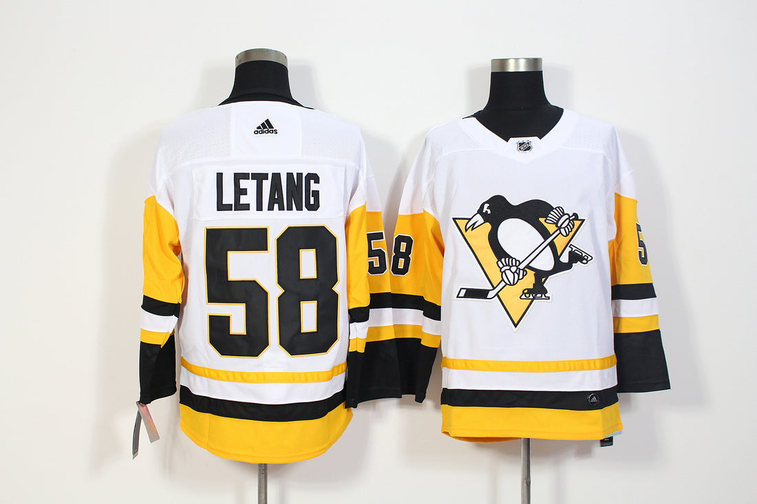 Kris Letang Pittsburgh Penguins white jersey