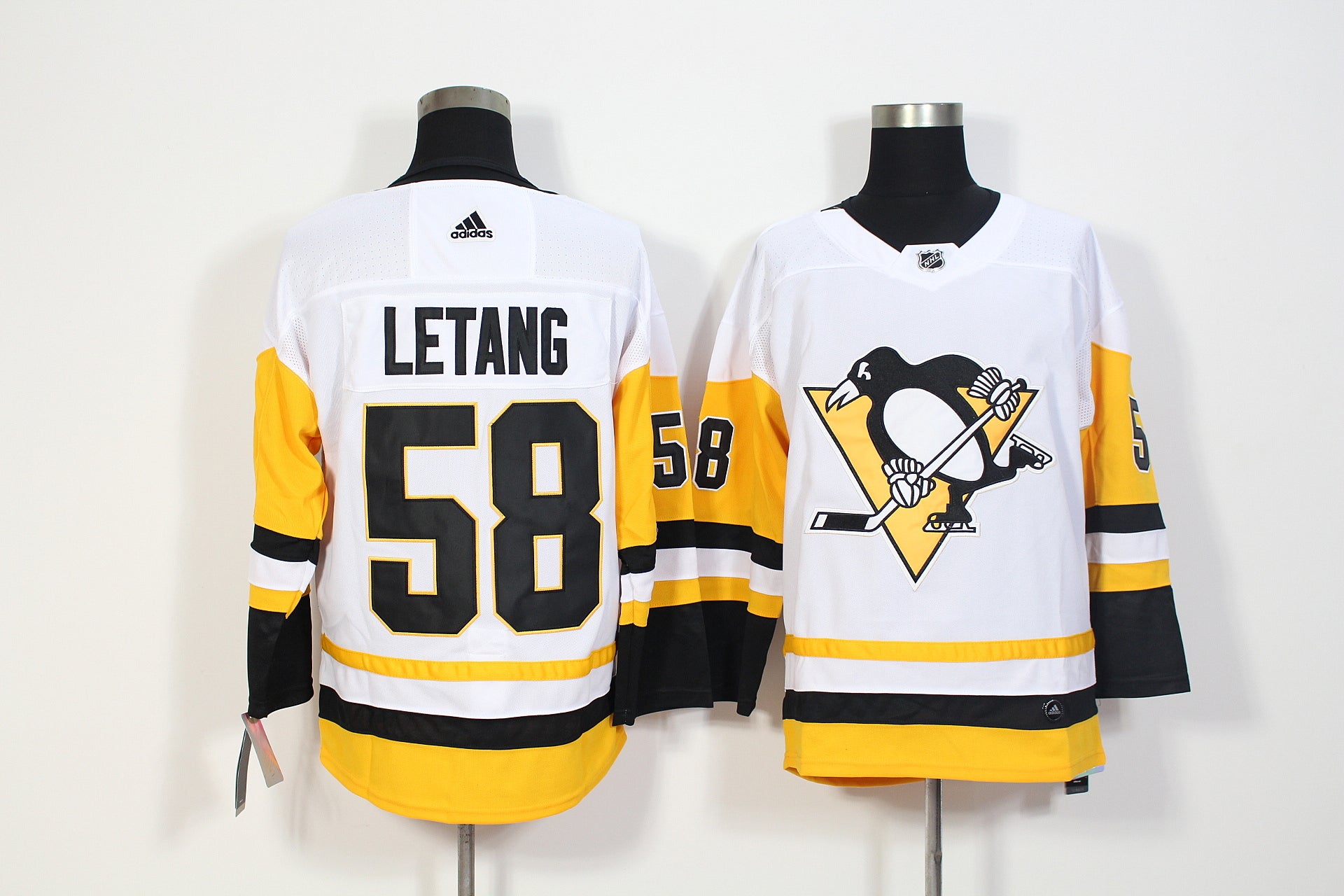 Kris Letang Pittsburgh Penguins white jersey