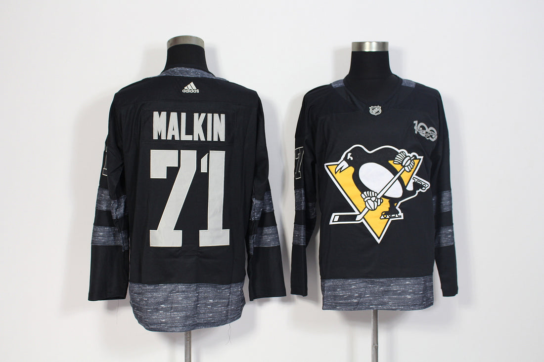 Evgeni Malkin Pittsburgh Penguins black jersey