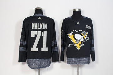 Evgeni Malkin Pittsburgh Penguins black jersey