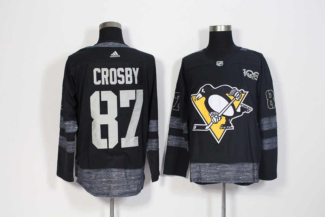 Sidney Crosby Pittsburgh Penguins black jersey