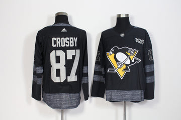 Sidney Crosby Pittsburgh Penguins black jersey