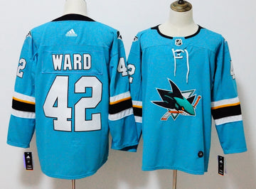 Joel Ward San Jose Sharks teal jersey