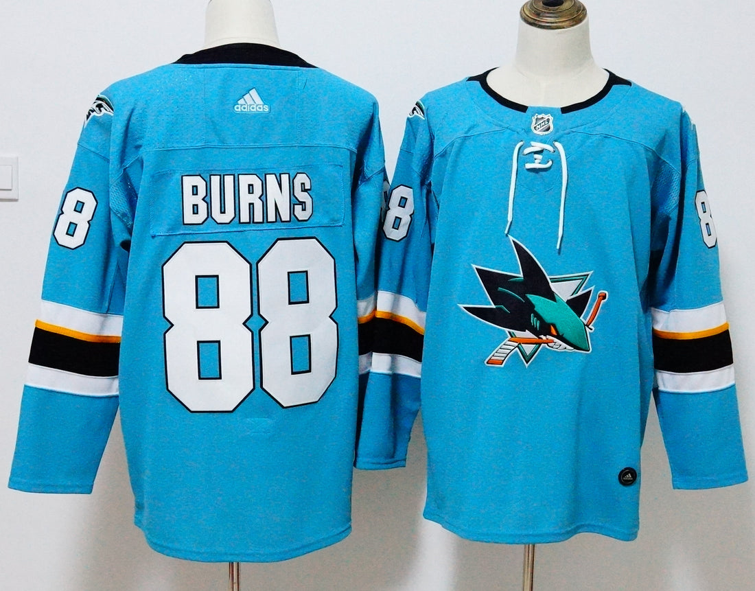 Brent Burns San Jose Sharks teal jersey