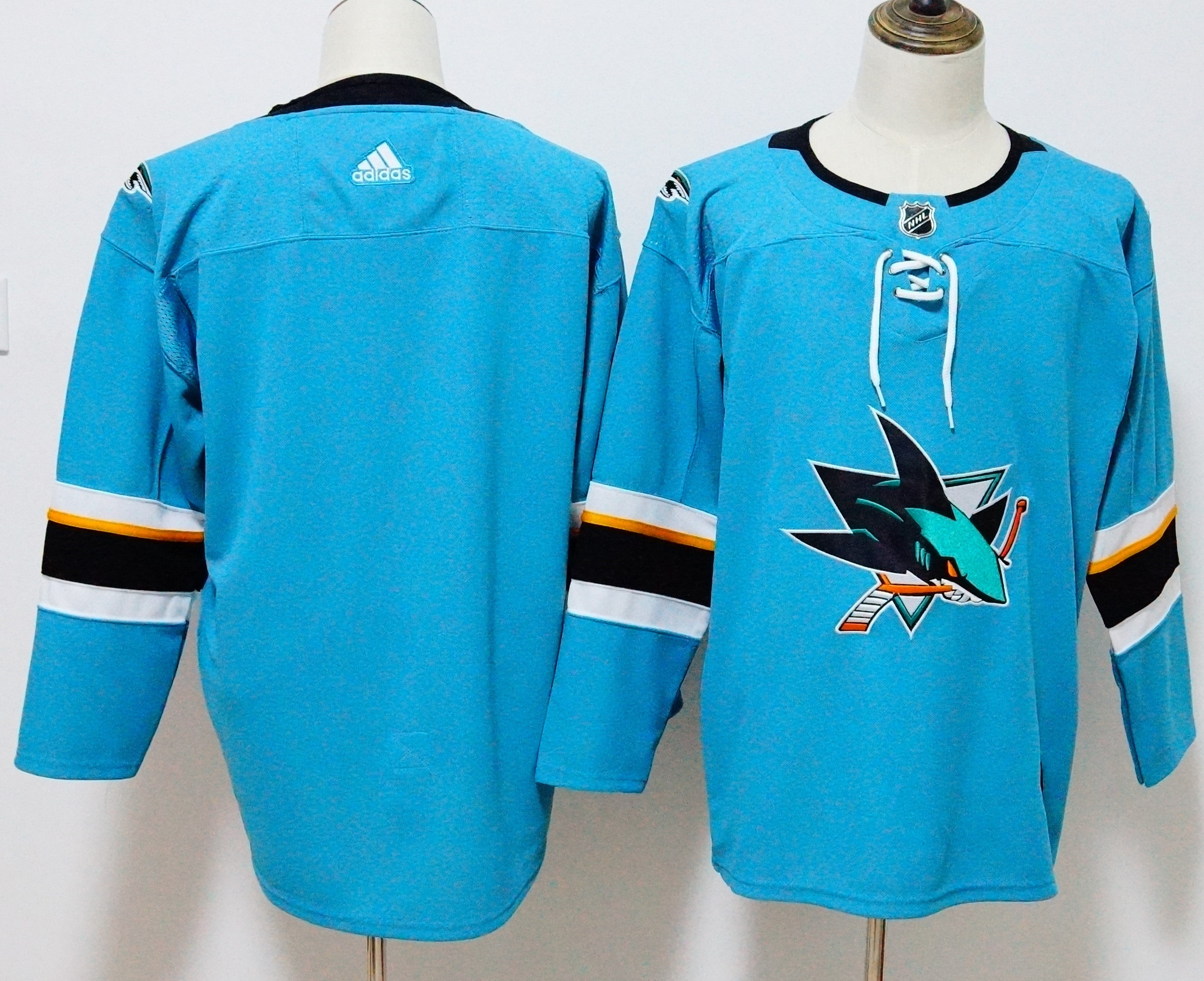 San Jose Sharks teal jersey