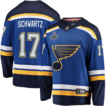 Jaden Schwartz St. Louis Blues blue jersey