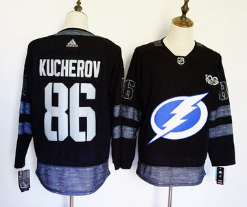 Nikita Kucherov Tampa Bay Lightning black jersey