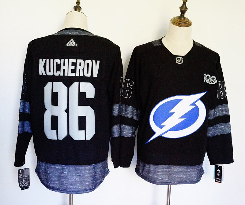 Nikita Kucherov Tampa Bay Lightning black jersey