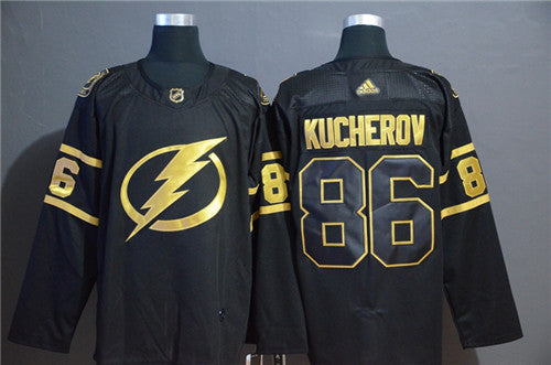 Nikita Kucherov Tampa Bay Lightning black jersey