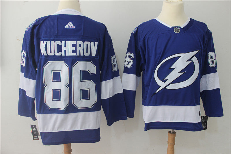 Nikita Kucherov Tampa Bay Lightning blue jersey