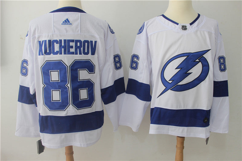 Nikita Kucherov Tampa Bay Lightning white jersey