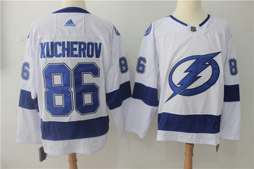 Nikita Kucherov Tampa Bay Lightning white jersey