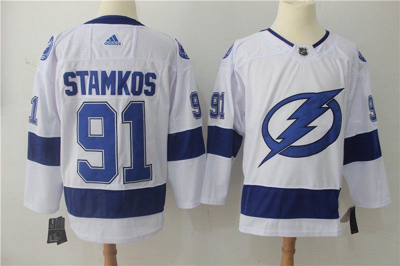 Steve Stamkos Tampa Bay Lightning white jersey