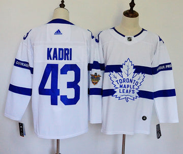 Nazem Kadri Toronto Maple Leafs white Stadium Series jersey