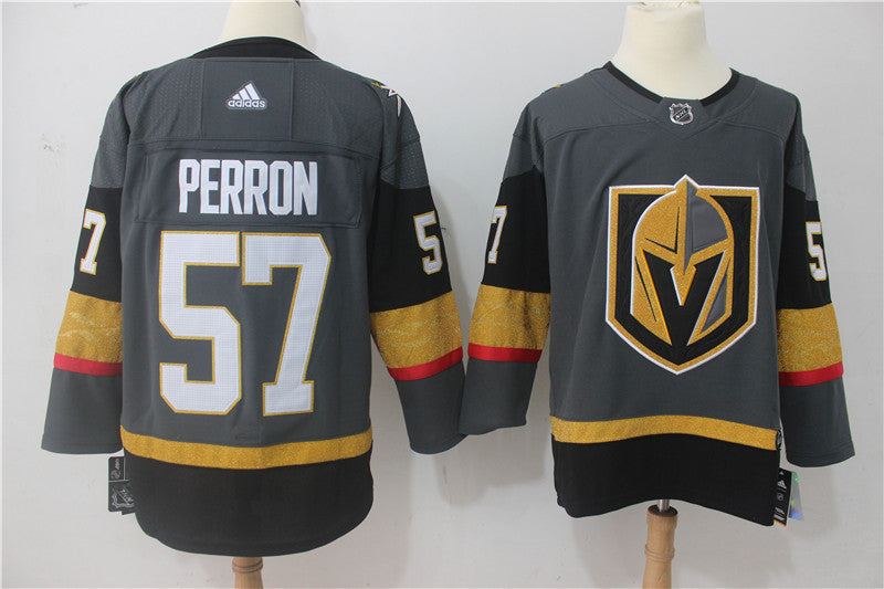 David Perron Vegas Golden Knights grey jersey
