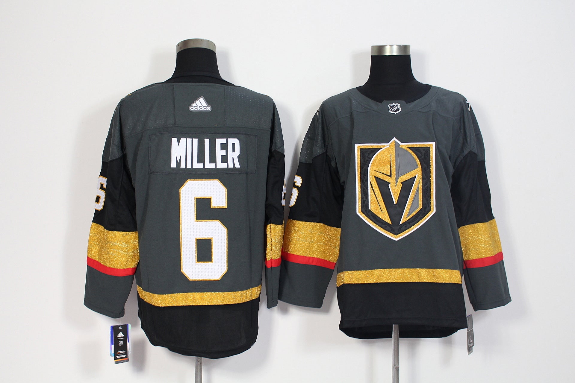 Colin Miller Vegas Golden Knights grey jersey